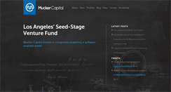 Desktop Screenshot of muckercapital.com