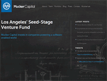 Tablet Screenshot of muckercapital.com